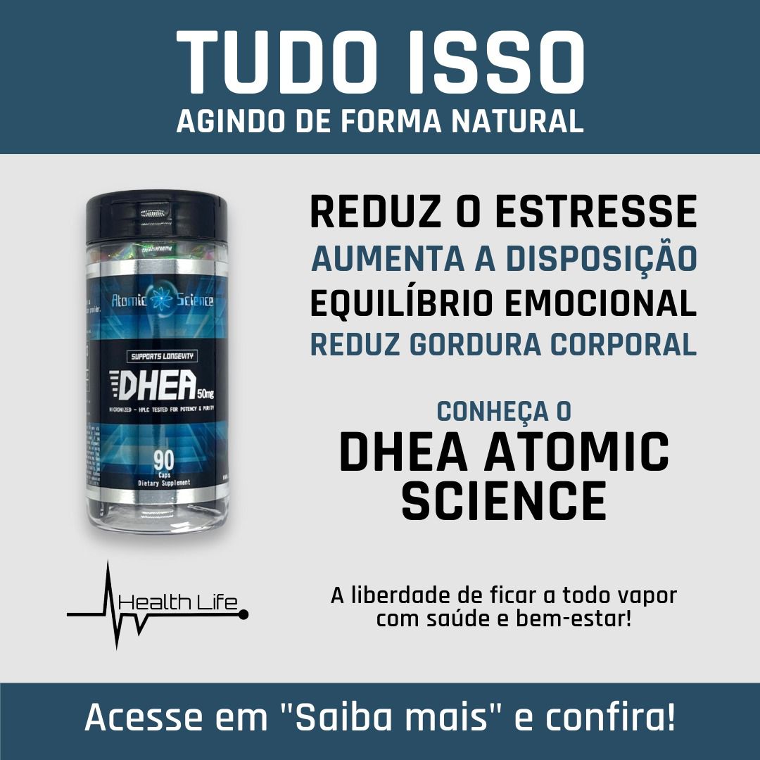 DHEA 50mg – Força Hormonal e Juventude em Dobro | Conect Sports