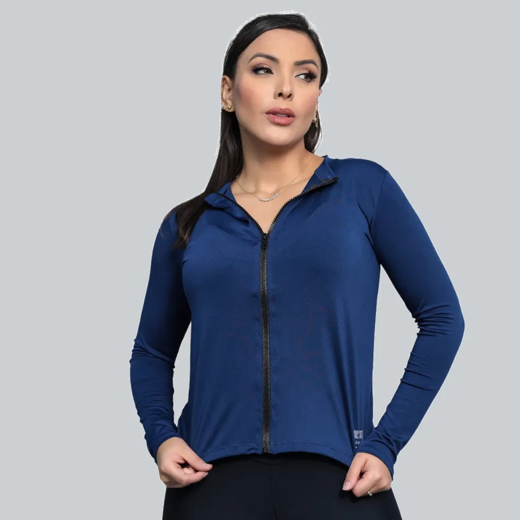 Casaco Fit com Zíper Slim | Conect Sports