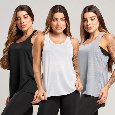 Kit 3 Regatas Nadador | Conect Sports