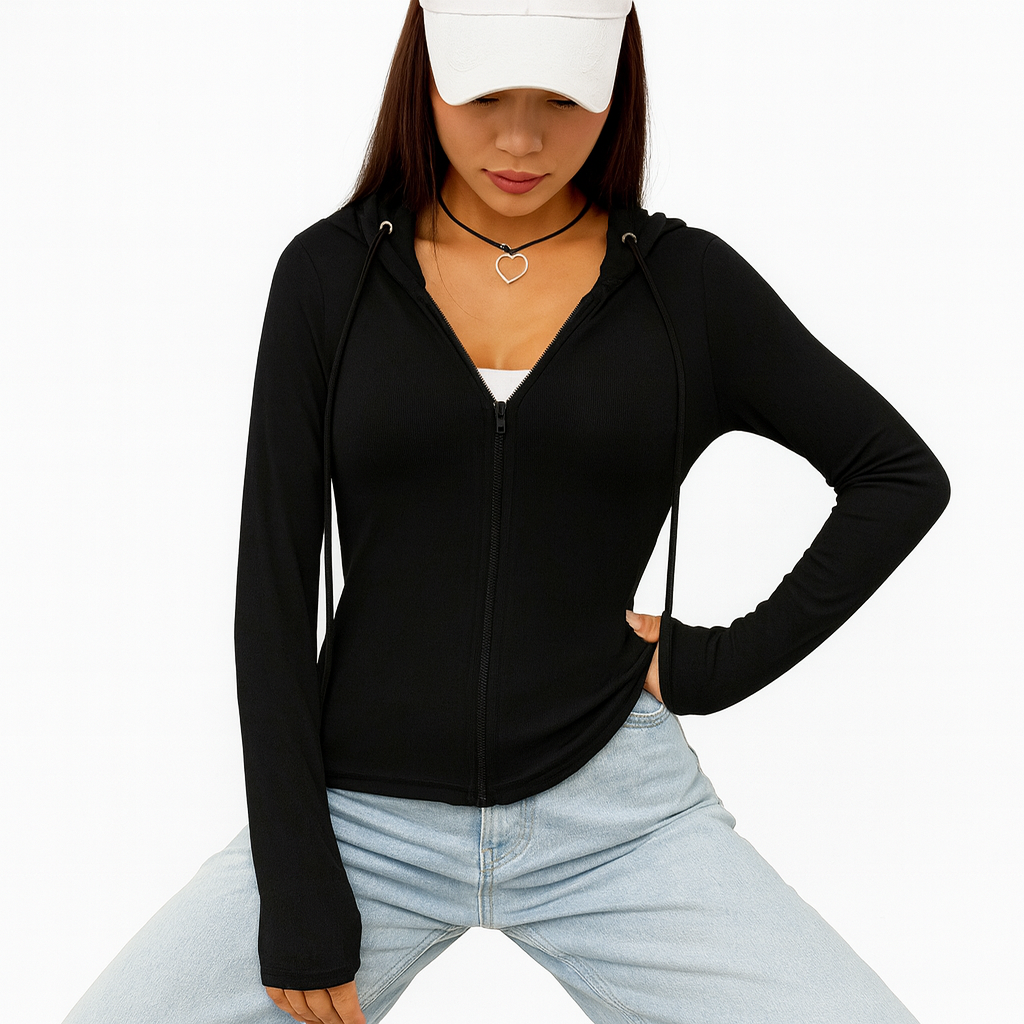 Casaco Feminino Esportivo com Capuz | Conect Sports