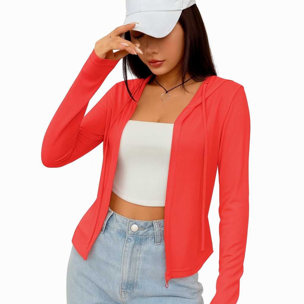 Casaco Feminino Esportivo com Capuz | Conect Sports