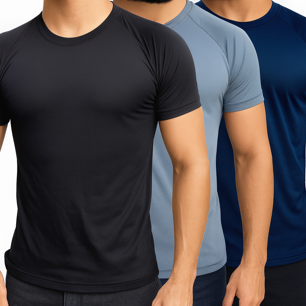 Kit 3 Camisetas Dry Fit Masculina | Conect Sports