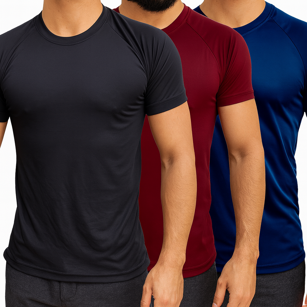 Kit 3 Camisetas Dry Fit Masculina | Conect Sports