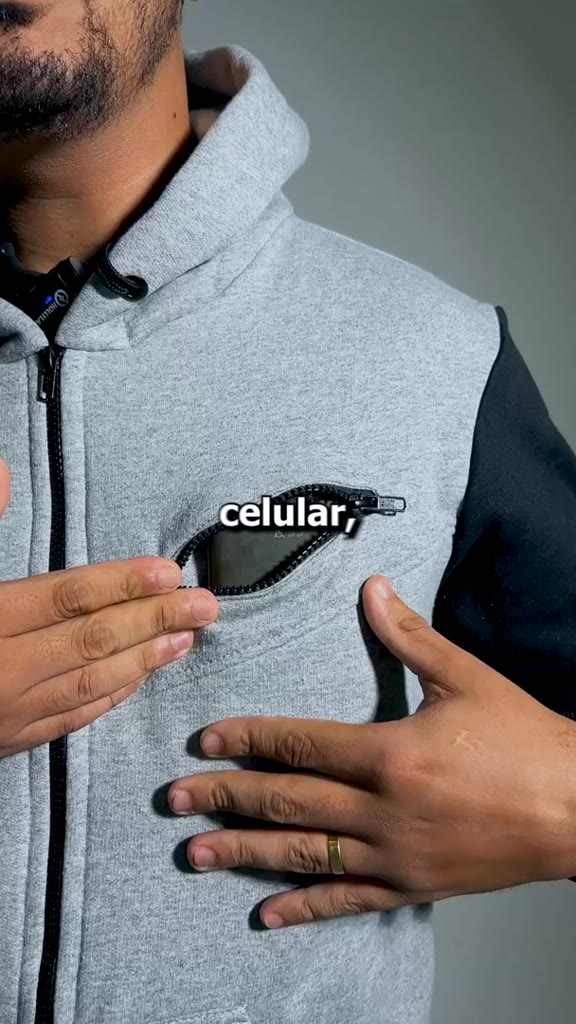 Kit Conjunto Blusa De Frio com Zíper + Calça de Moletom